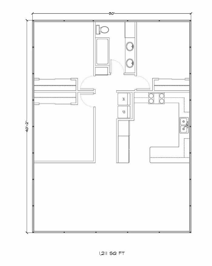 Large house kit floor plan