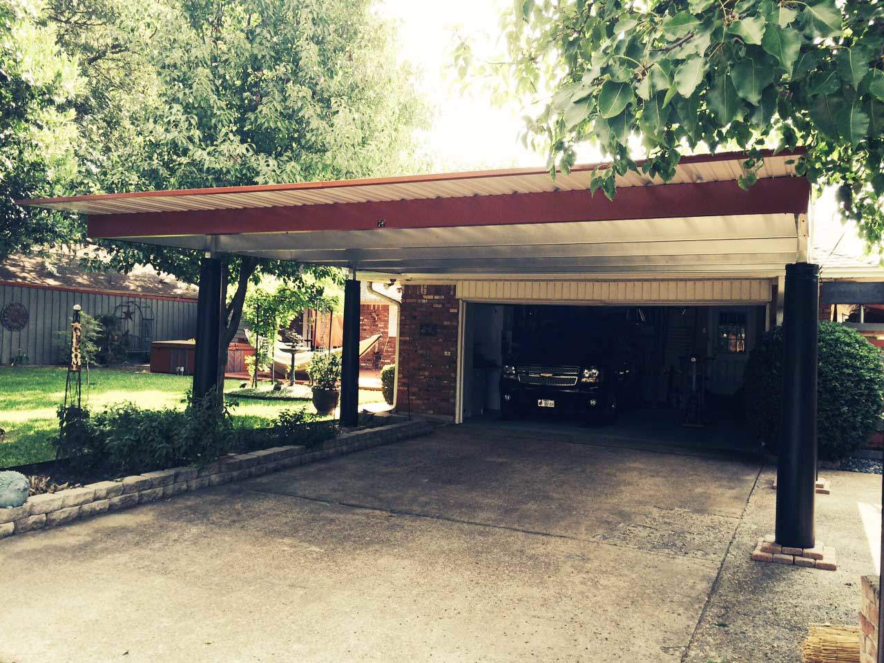 single slope carport kits