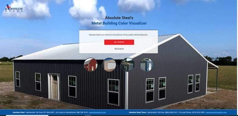 Steel Building Color Visualizer