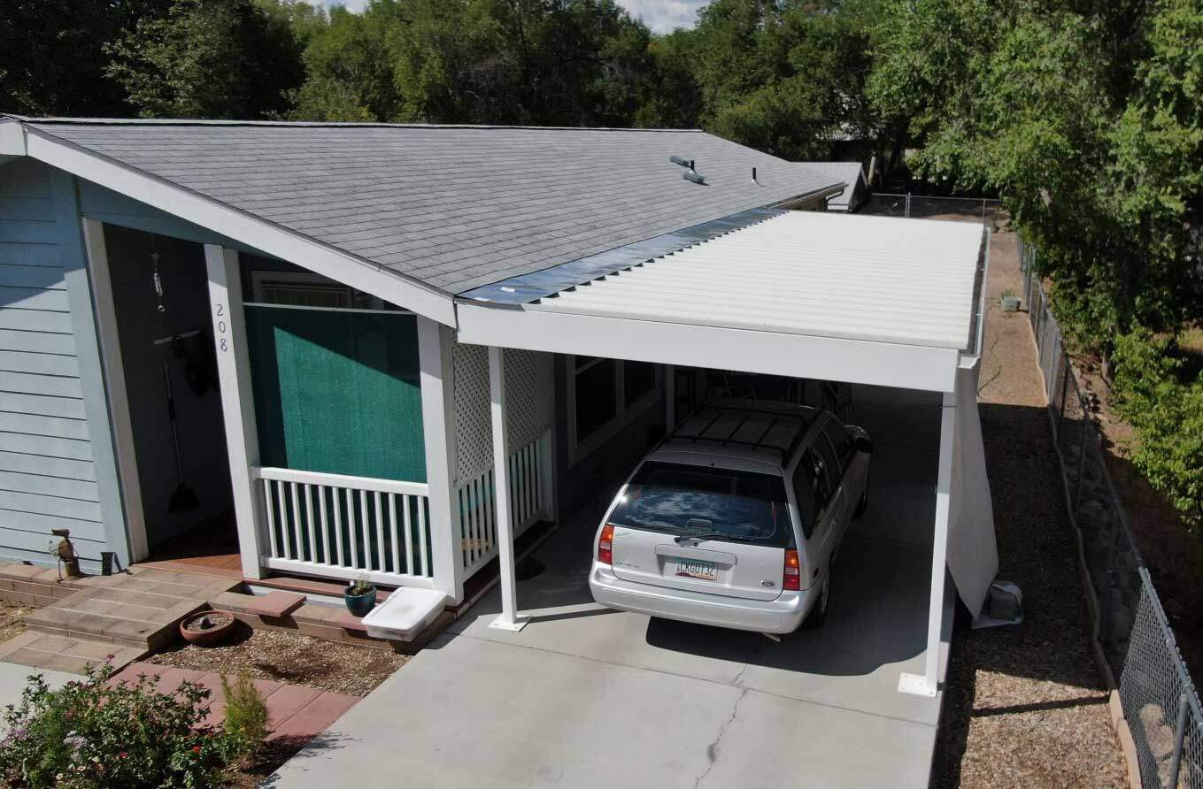 attached rv carport