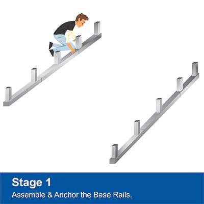 Step 1 - Assemble Base Rails